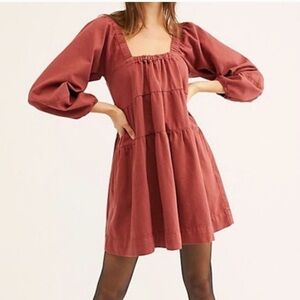 Free People Rust Dress